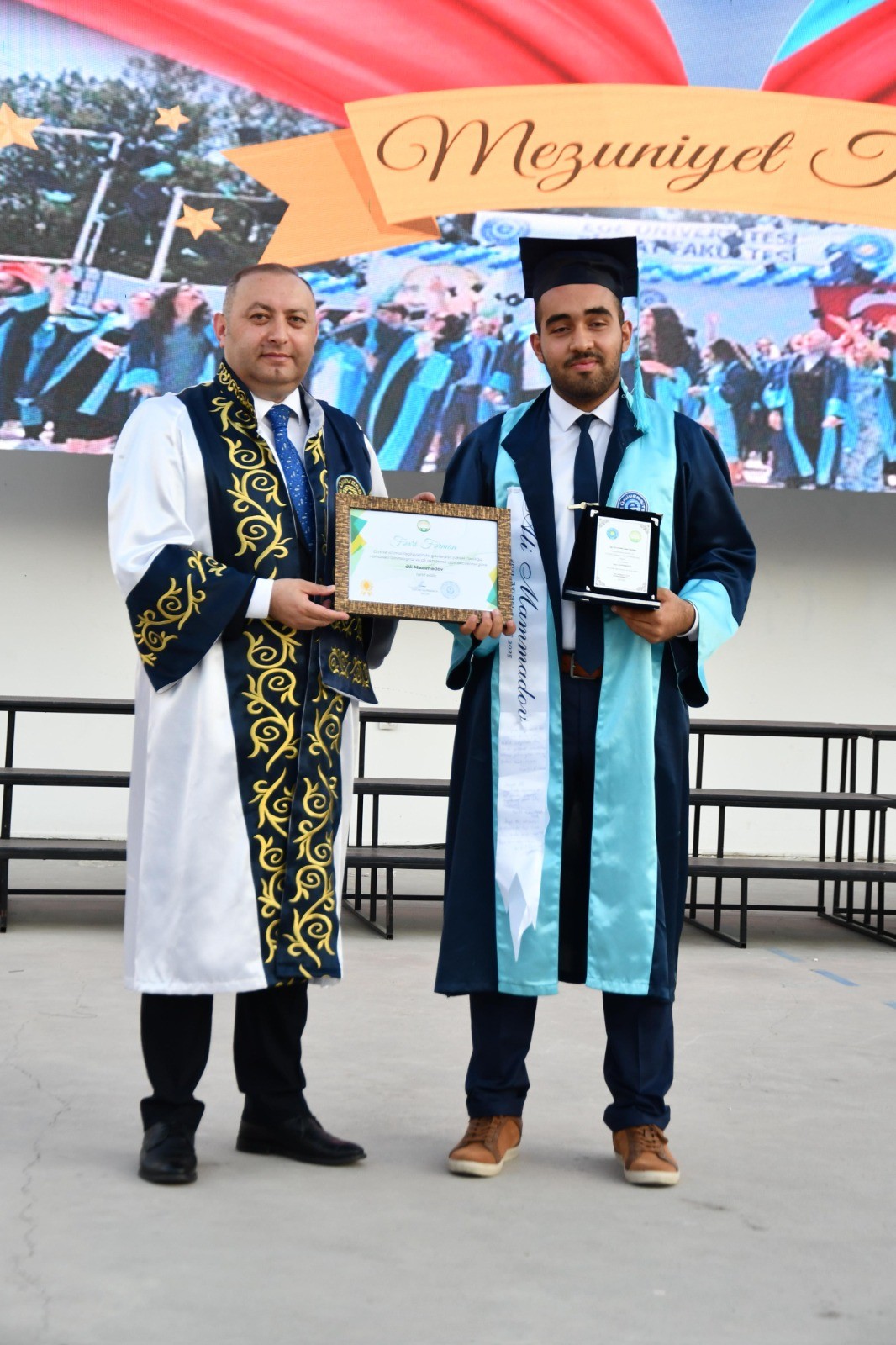 ADAU tələbələri Ege Universitetindən birinciliklə məzun olublar - FOTOLAR